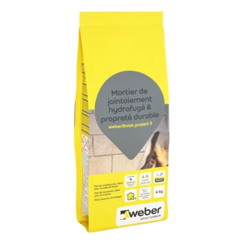 Weber Finish Protect 3 Voegmiddel Licht Grijs 4kg 4 Weber Finish Protect 3 Voegmiddel Licht Grijs 4kg - Afbeelding 2