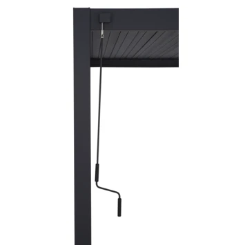 Pergola Deluxe Zwart 3,6x3,6m 6 Pergola Deluxe Zwart 3,6x3,6m - Afbeelding 4