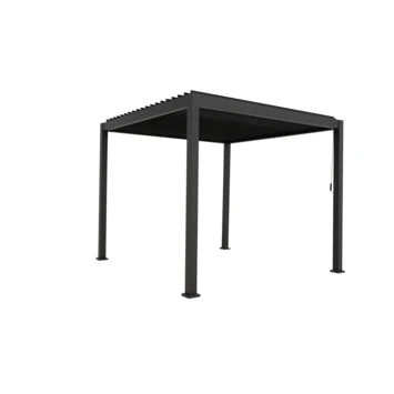 Pergola Deluxe Zwart 3x3m 3 Pergola Deluxe Zwart 3x3m