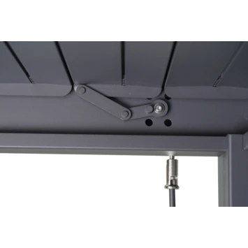 Pergola Deluxe Zwart 3x3m 4 Pergola Deluxe Zwart 3x3m - Afbeelding 2