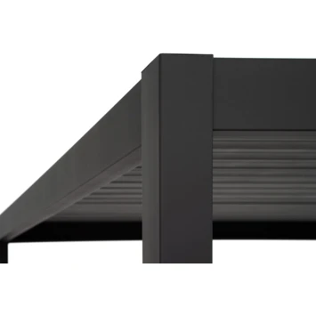 Pergola Deluxe Zwart 3x3m 5 Pergola Deluxe Zwart 3x3m - Afbeelding 3