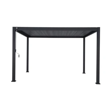 Pergola Deluxe Zwart 3x4m 4 Pergola Deluxe Zwart 3x4m - Afbeelding 2