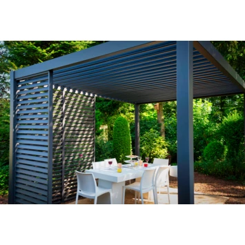 Pergola Deluxe Zwart 3x4m 7 Pergola Deluxe Zwart 3x4m - Afbeelding 5