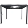 Pergola Deluxe Zwart 3,6x4m -Makitar Winkel 123 4189