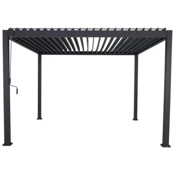 Pergola Deluxe Zwart 3,6x4m 3 Pergola Deluxe Zwart 3,6x4m