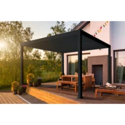 Pergola Deluxe Zwart 3,6x4m 9 Pergola Deluxe Zwart 3,6x4m -Makitar Winkel 123 4192