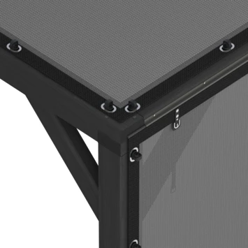 Pergola Silvano Zwart Inclusief Zijdoek 4 Pergola Silvano Zwart Inclusief Zijdoek - Afbeelding 2