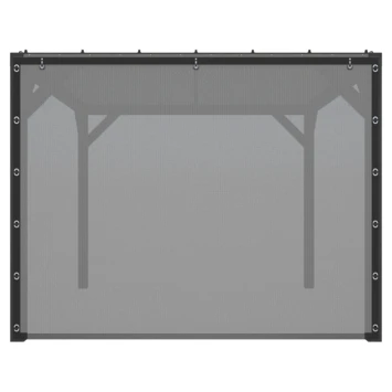 Pergola Silvano Zwart Inclusief Zijdoek 6 Pergola Silvano Zwart Inclusief Zijdoek - Afbeelding 4