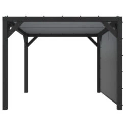 Pergola Silvano Zwart Inclusief Zijdoek 18 Pergola Silvano Zwart Inclusief Zijdoek -Makitar Winkel 123 4202