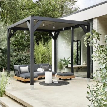 Pergola Silvano Zwart 3 Pergola Silvano Zwart