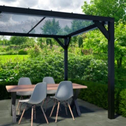 Pergola Silvano Zwart 17 Pergola Silvano Zwart -Makitar Winkel 123 4250