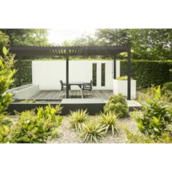 Pergola Deluxe Zwart 3,6x7,2m -Makitar Winkel 123 4291