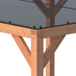 Pergola Silvano Douglas Met Schaduwdoek 324x324 Cm -Makitar Winkel 123 4305