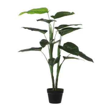 Philodendron Kunstplant - H100x Ø70 Cm - Groen 3 Philodendron Kunstplant - H100x Ø70 Cm - Groen