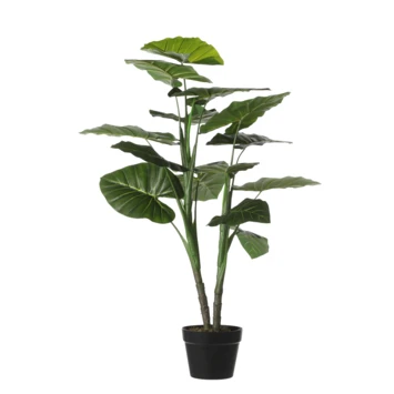 Taro Kunstplant - H100 X Ø70 Cm - Groen 3 Taro Kunstplant - H100 X Ø70 Cm - Groen