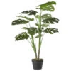 Monstera Kunstplant - H100 X Ø70 Cm - Groen 1 Monstera Kunstplant - H100 X Ø70 Cm - Groen -Makitar Winkel 123 4518