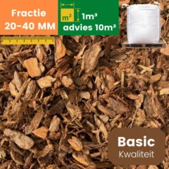 Big Bag Franse Boomschors Basic 20-40 Mm (1m³) 5 Big Bag Franse Boomschors Basic 20-40 Mm (1m³) -Makitar Winkel 123 4528