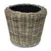 Mand Drypot Naturel Rotan Ø42x44 Cm -Makitar Winkel 123 4595