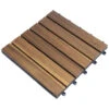 Balkontegel Acacia Hout 30x30 Cm Per 6 Stuks -Makitar Winkel 123 520