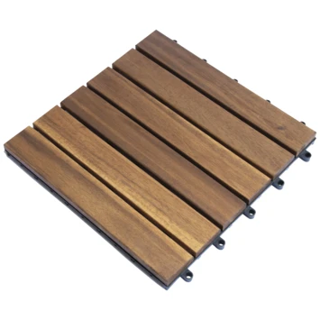 Balkontegel Acacia Hout 30x30 Cm Per 6 Stuks 3 Balkontegel Acacia Hout 30x30 Cm Per 6 Stuks