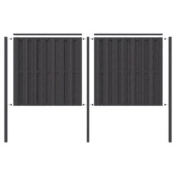 Schutting Startpakket Tuinscherm Royal Antraciet Ca. 3,8 Meter Lang -Makitar Winkel 123 853