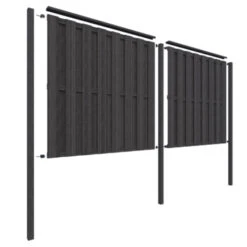 Schutting Startpakket Tuinscherm Royal Antraciet Ca. 3,8 Meter Lang -Makitar Winkel 123 855