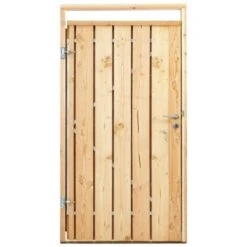 Poort Voor Houtbetonschutting Douglas Linksdraaiend 100cm Breed