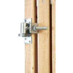 Poort Voor Houtbetonschutting Douglas Linksdraaiend 100cm Breed -Makitar Winkel 123 884