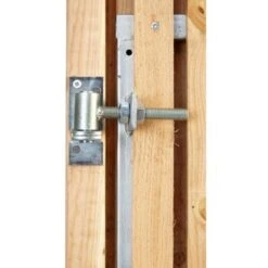 Poort Voor Houtbetonschutting Douglas Linksdraaiend 100cm Breed -Makitar Winkel 123 885