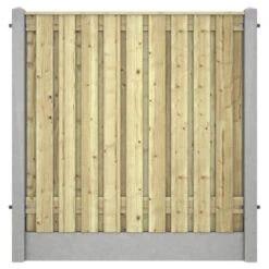 Houtbetonschutting Grijs Grenen Per Meter -Makitar Winkel 123 919