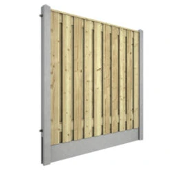 Houtbetonschutting Grijs Grenen Per Meter -Makitar Winkel 123 921