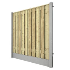 Houtbetonschutting Grijs Grenen Per Meter -Makitar Winkel 123 922