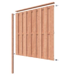 Schutting Volgpakket Tuinscherm Douglas Ca. 1,9 Meter Lang -Makitar Winkel 123 948